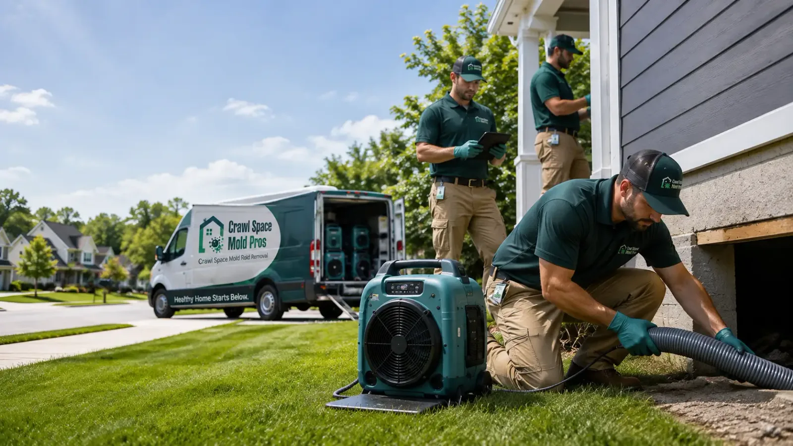 Crawl Space Mold Removal in Mount Erie, IL